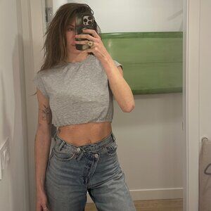 Alo Crop Top with elastic band